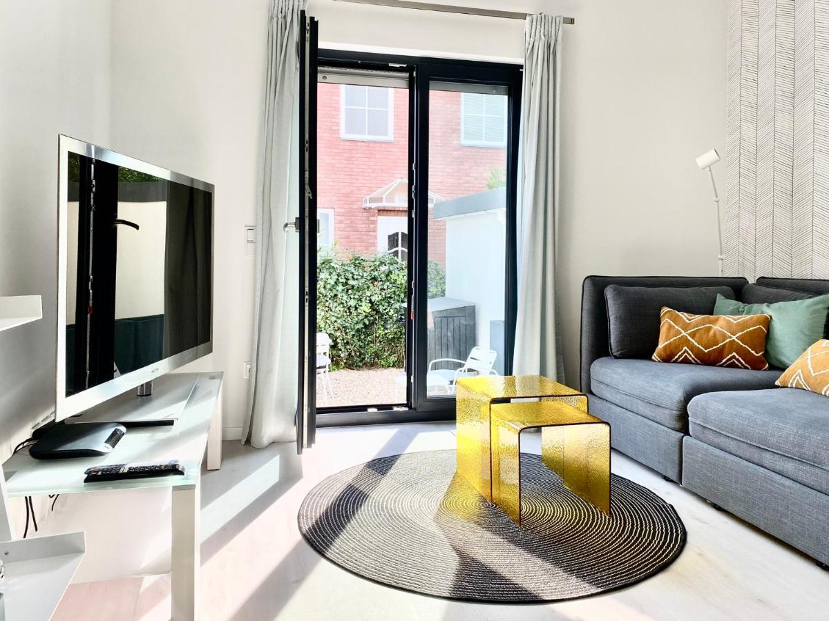 Modernes Apartment, Terrasse Und Garten Am Lilienthalpark Im Suedwesten Berlins المظهر الخارجي الصورة